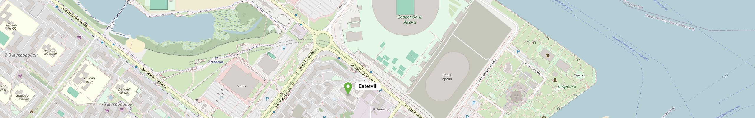 Estetvill на карте: Нижний Новгород, Керченская улица, 13